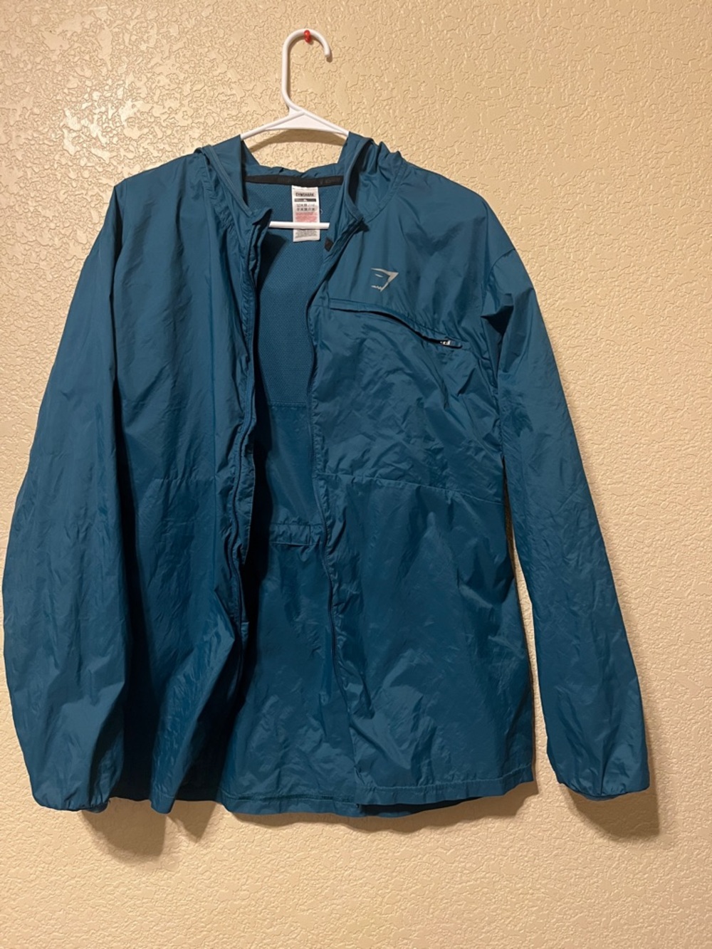 Gymshark Blue women’s Lightweight Hooded Jacket